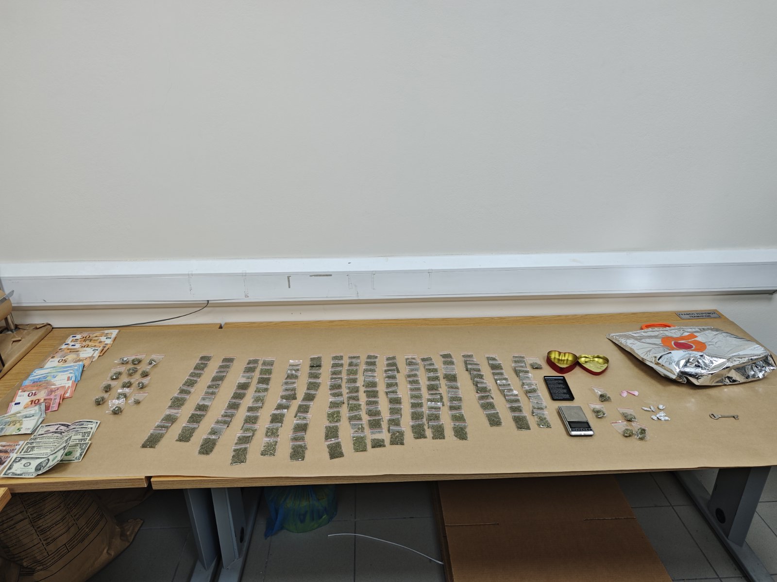 cover Paphos police arrest two for drugs, illegal residence