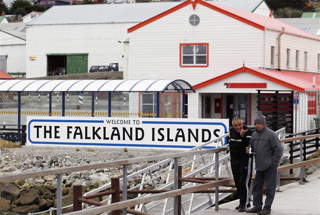 cover Sovereignty of Falklands rests with the UK, Britain tells the US