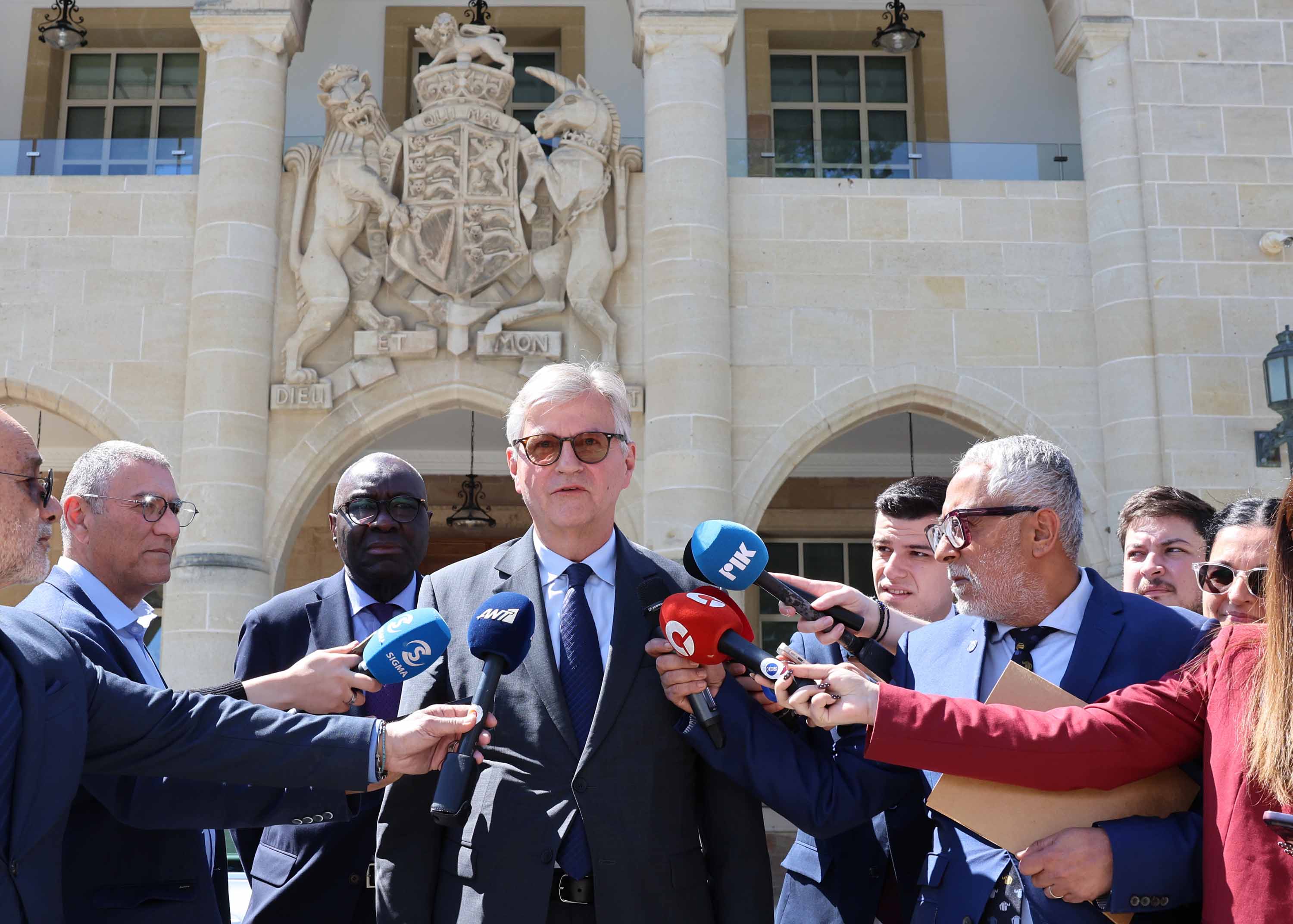 cover Lacroix calls for calm in buffer zone after Christodoulides meeting