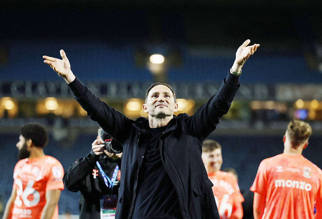 cover Coventry chairman King shrugs off reports linking Lampard with Chelsea return