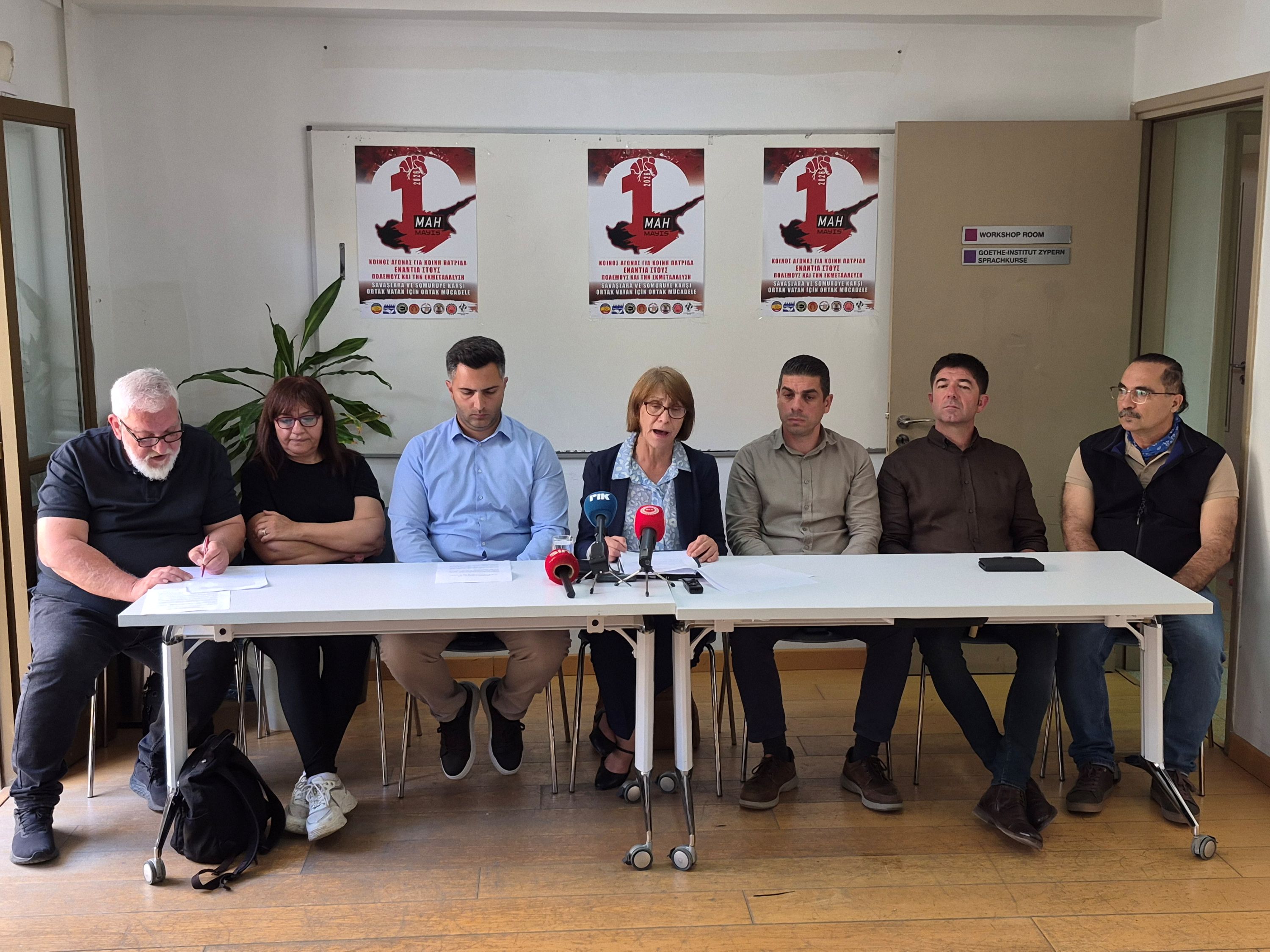 image Urgent need for Cyprus solution to be highlighted on May Day