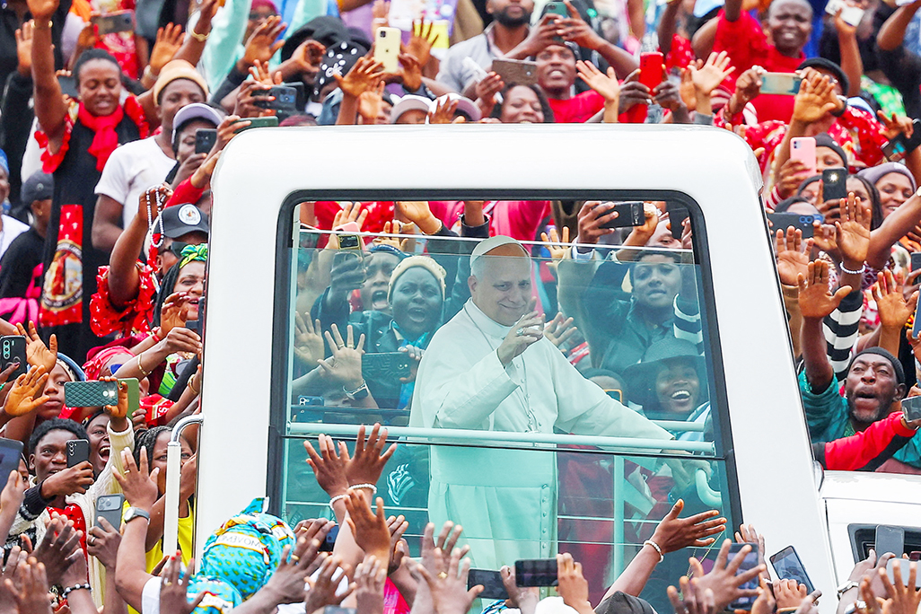 cover A new, forceful Pope Leo steps onto the world stage