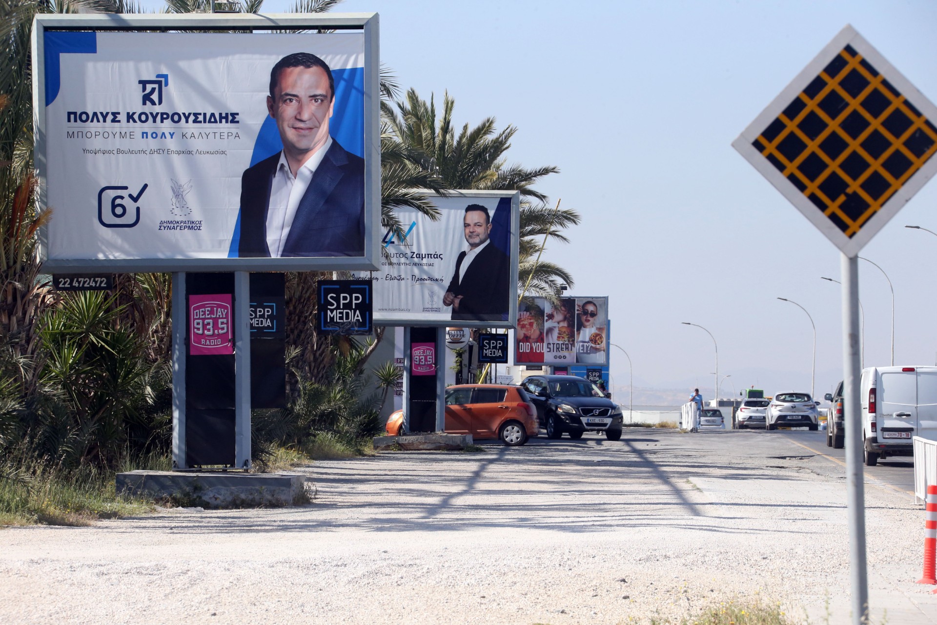 cover Ban on election slogans ahead of Sunday’s vote