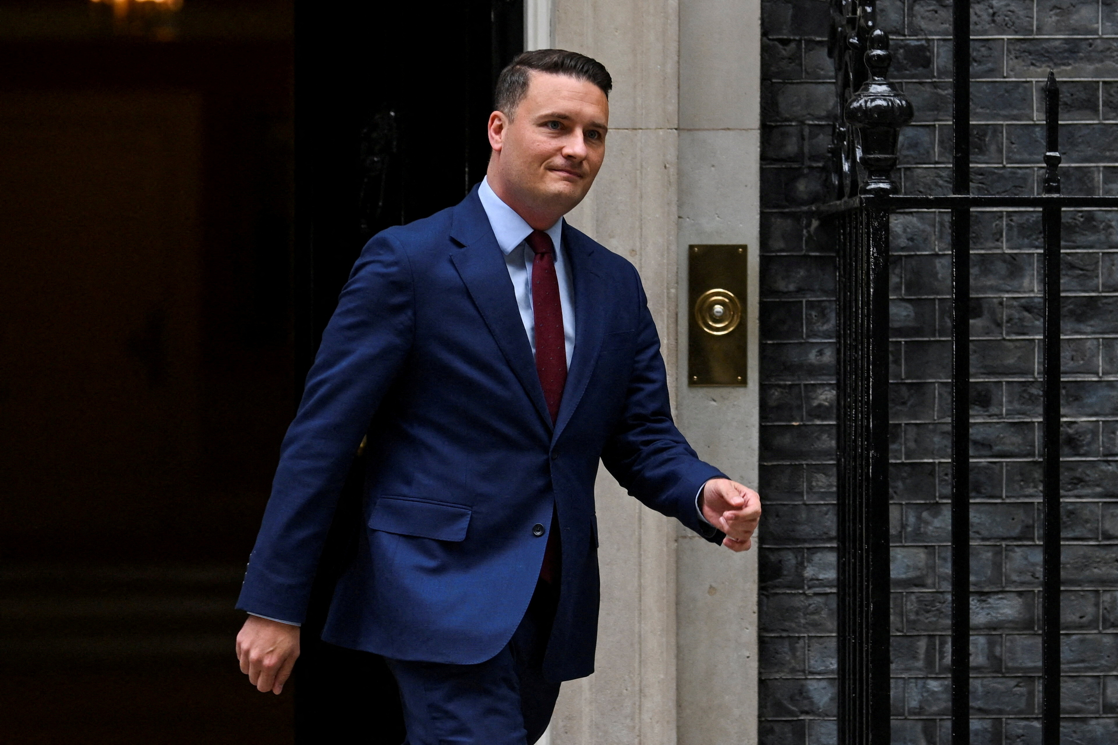 cover UK Health Secretary Wes Streeting resigns