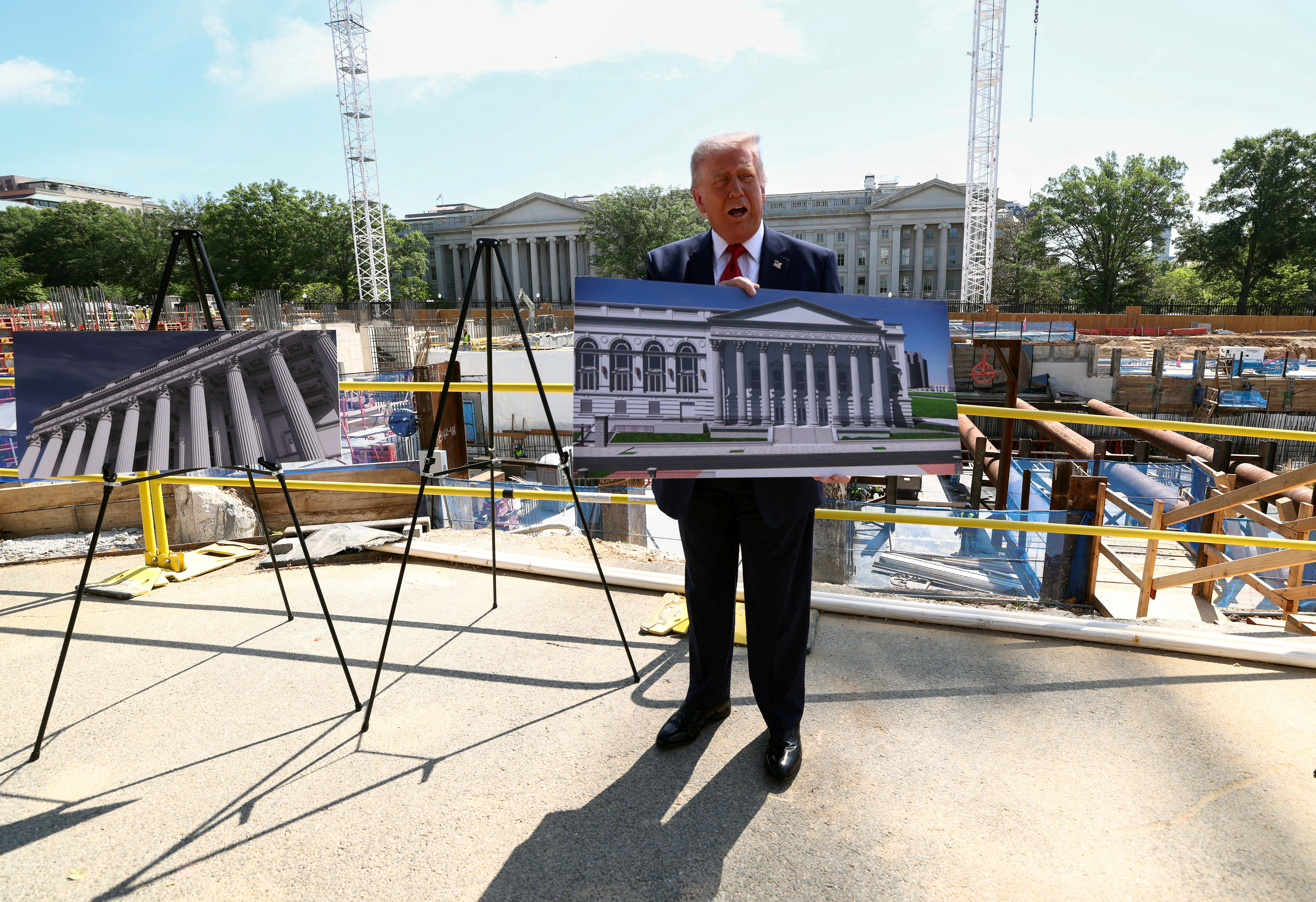 cover Trump talks up his ballroom plan dozens of times but plays down Americans&#8217; economic pain