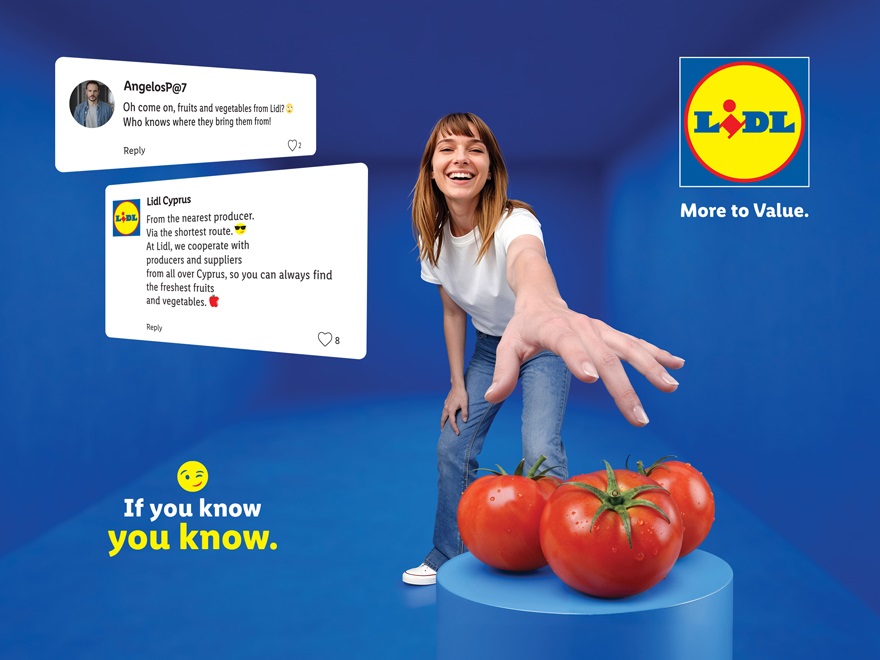 cover Lidl Cyprus’ strategic commitment to quality through its campaign &#8220;If you know, you know&#8221;