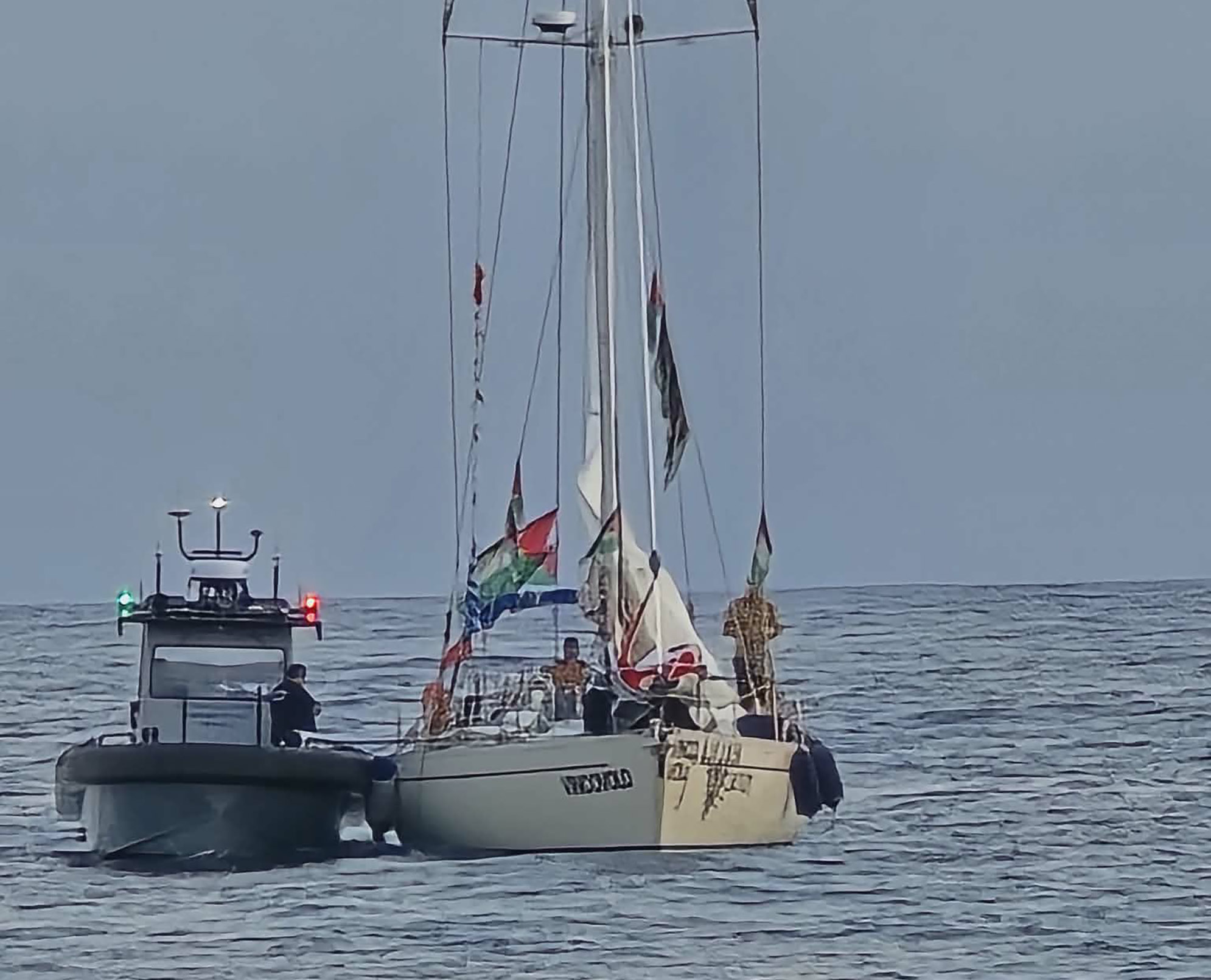 cover Second Global Sumud Flotilla vessel sails into Paphos harbour