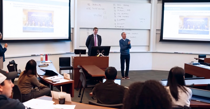Timur Turlov presents Freedom case at Stanford Graduate School of Business