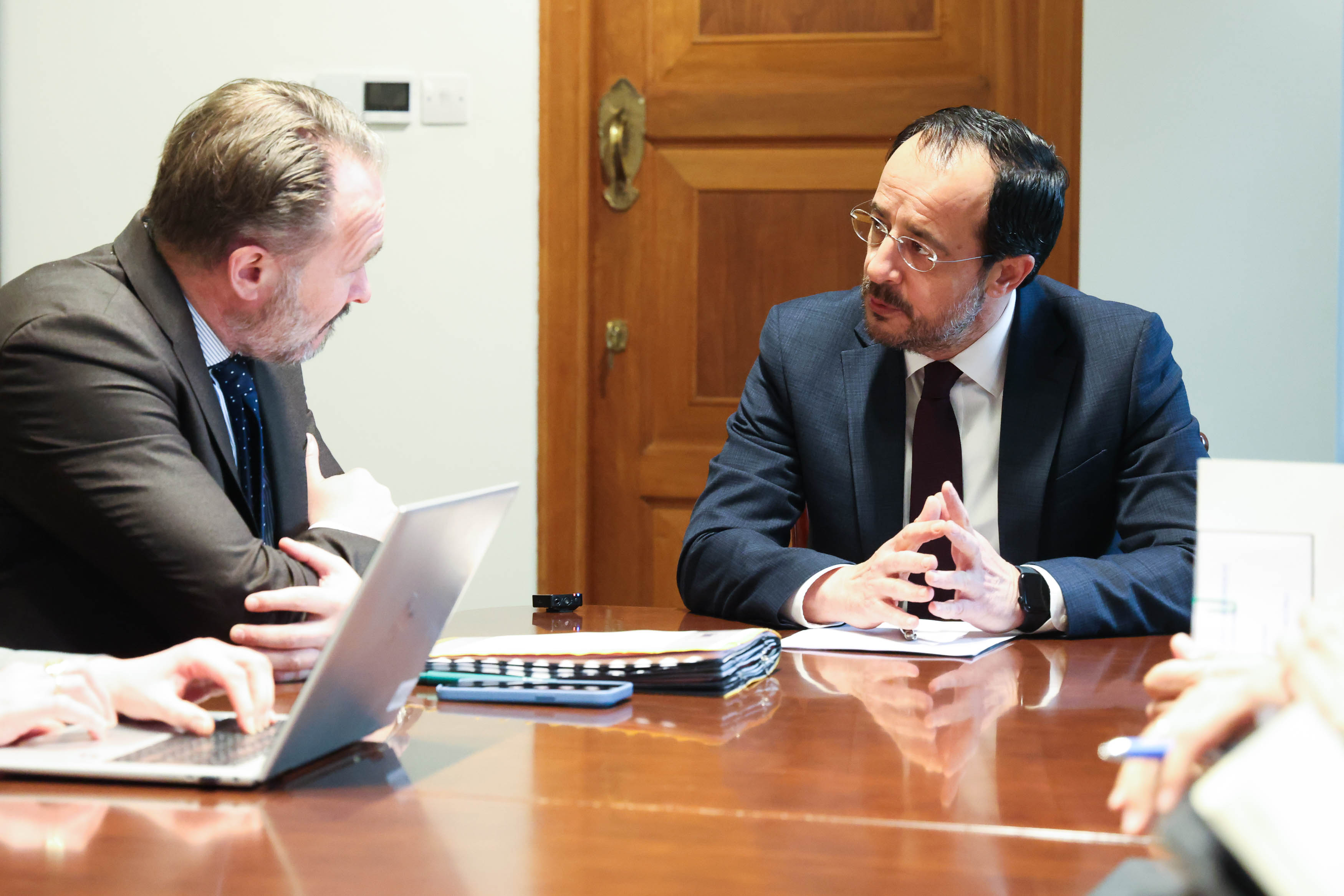 cover Christodoulides meets EU commissioner for energy