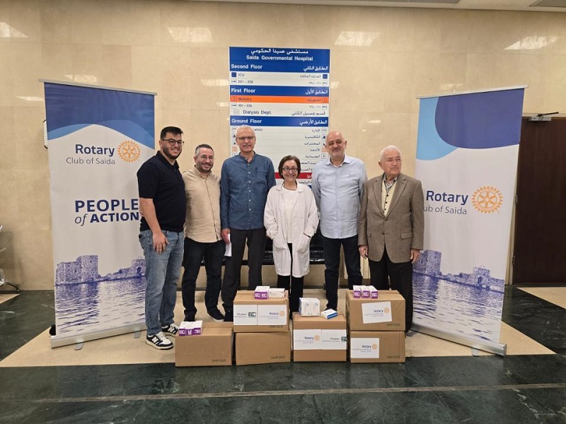 cover Rotary Club of Nicosia Lefkothea delivers medical aid to Lebanon with support of Medochemie