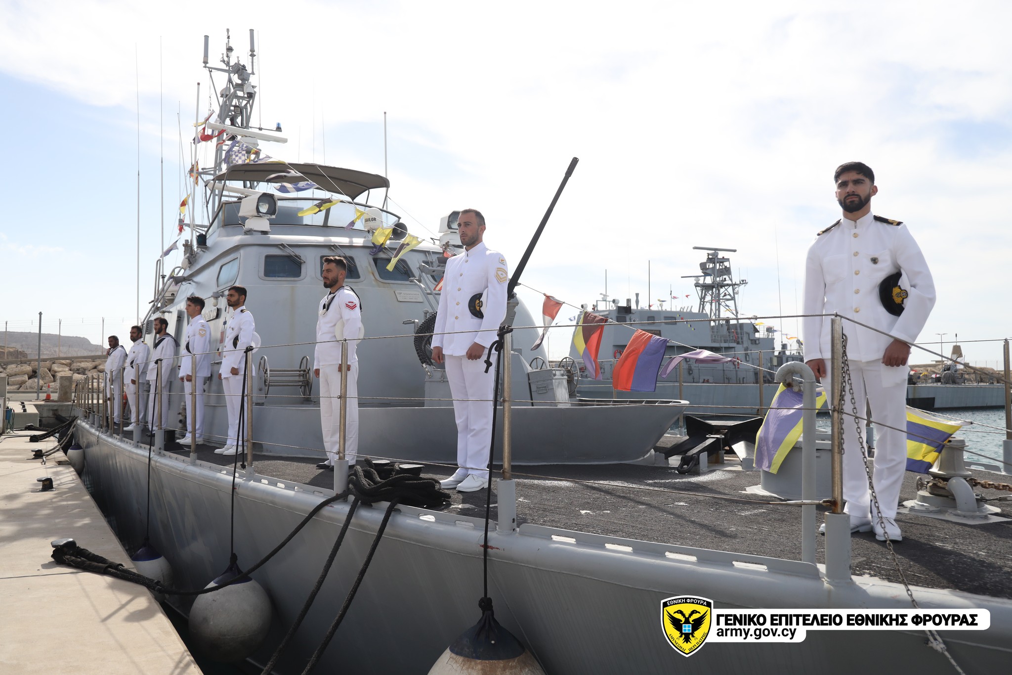 cover Cypriot navy special forces complete training at Mari ceremony