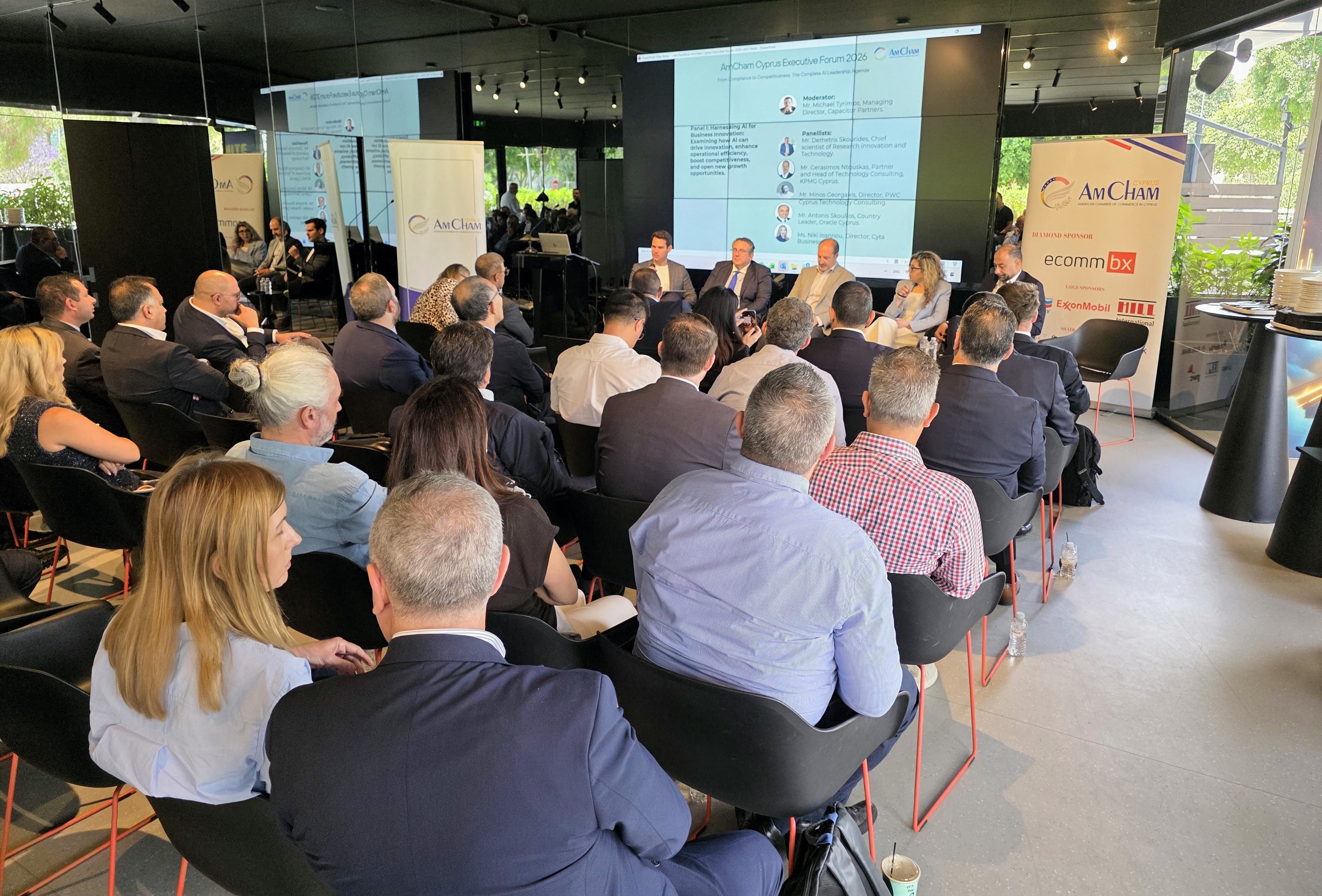 cover AmCham Cyprus forum highlights AI as key to competitiveness