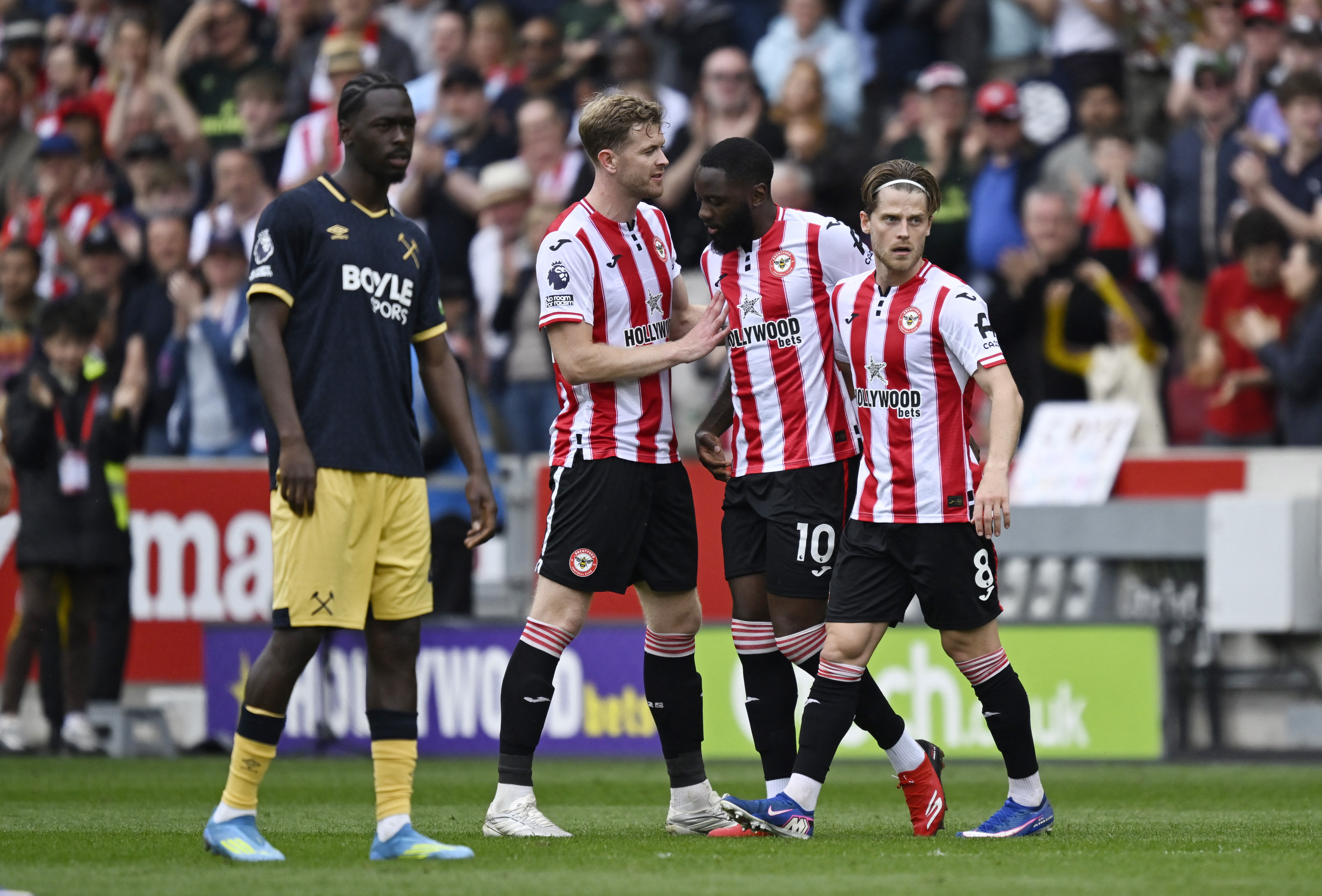 cover Brentford go sixth with win over relegation-threatened West Ham