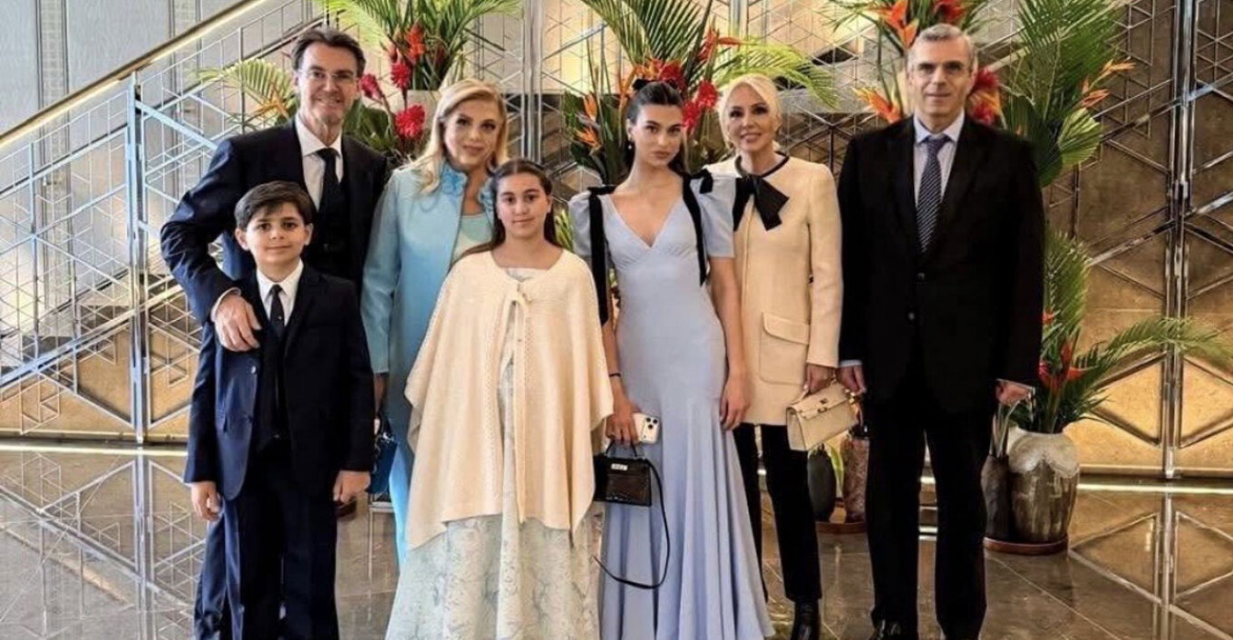 image Hajioannou family returns to Buckingham Palace for King Charles charity event 