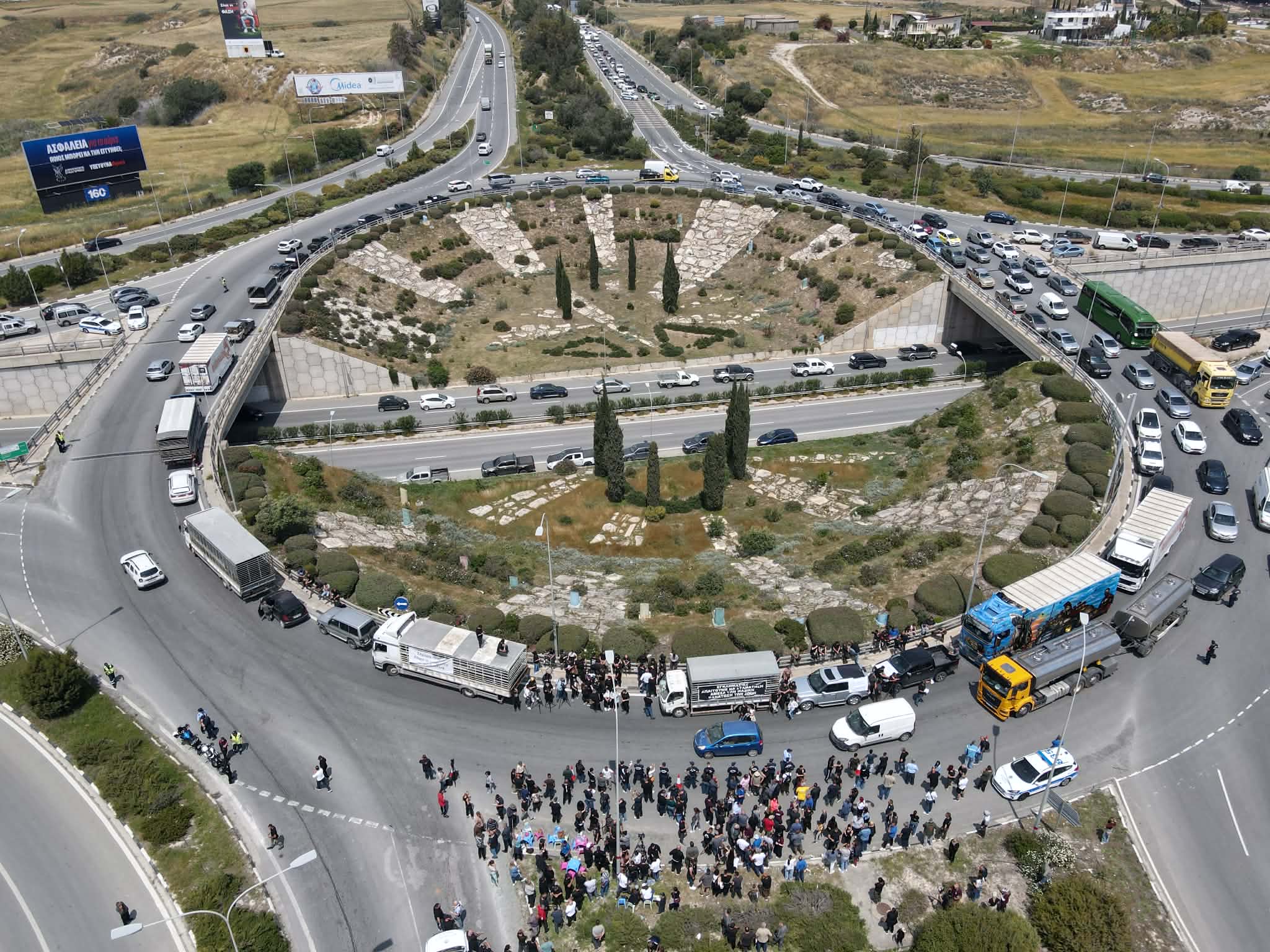 cover Police presence planned in Rizoelia ahead of farmers’ protest