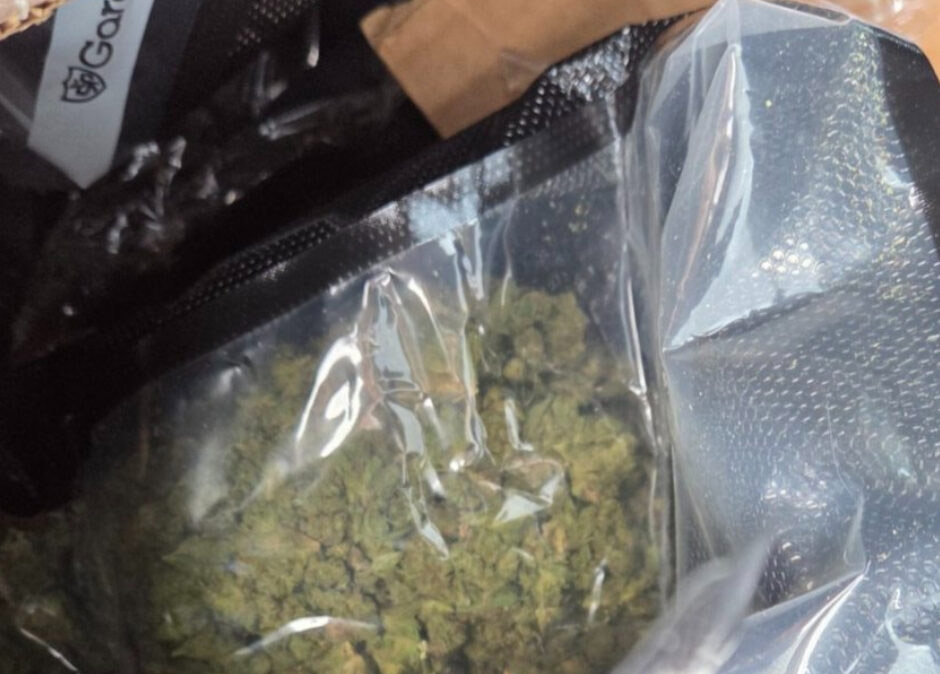 cover 8kg cannabis seized, arrest made