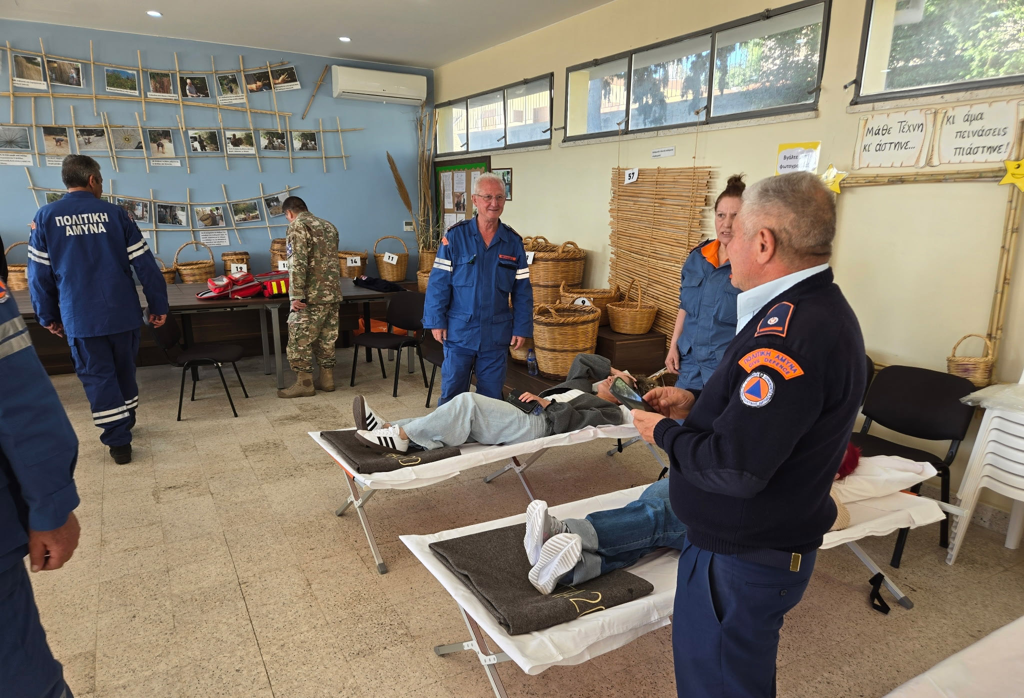 cover Civil Defence completes evacuation exercise in Paphos community