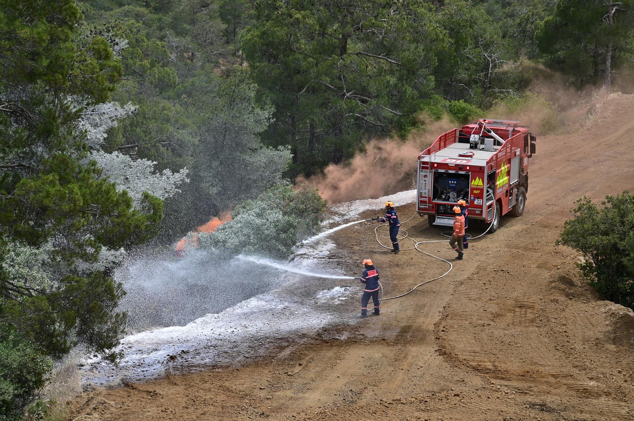 cover Wildfire response exercise held in Troodos