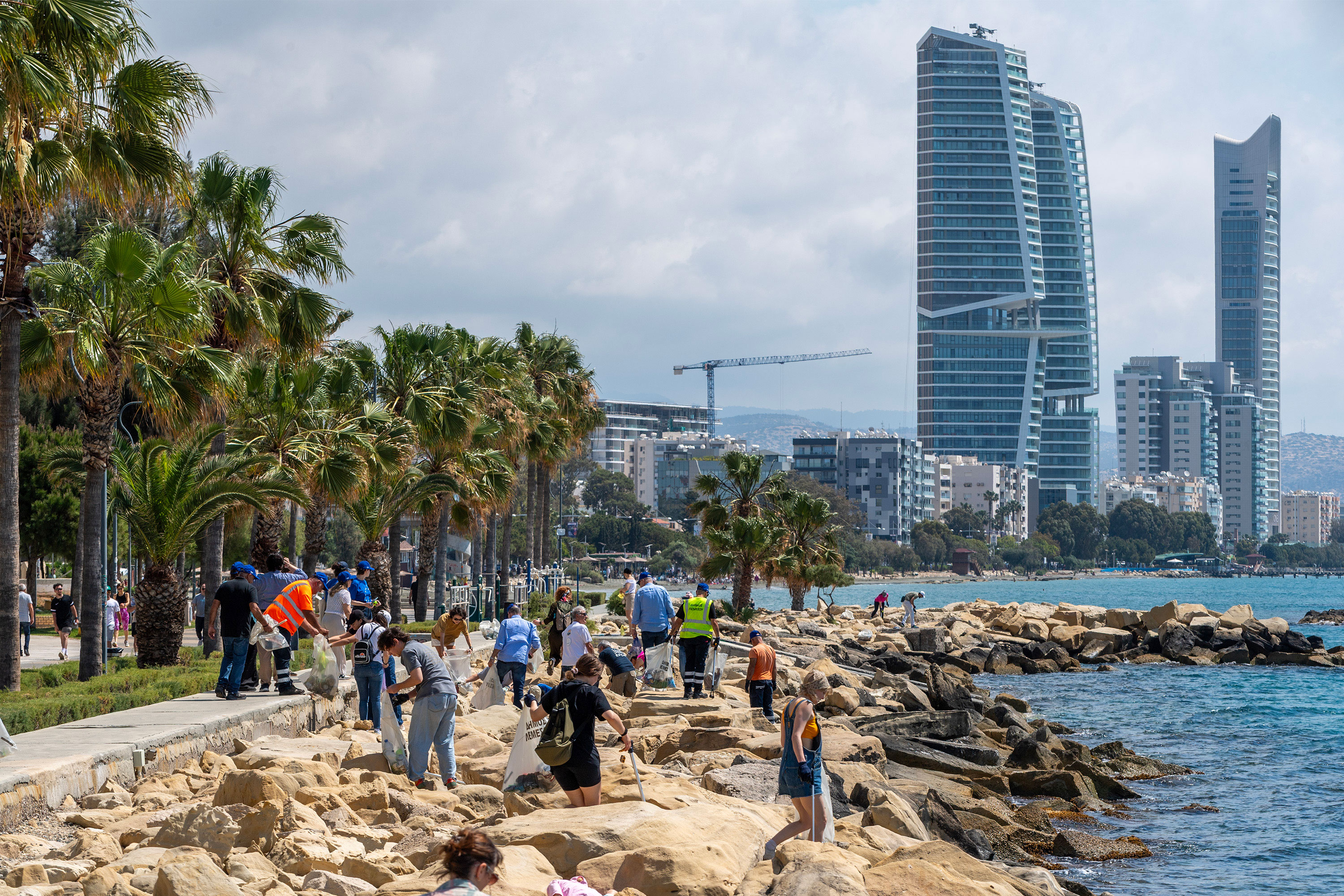 cover EU beach cleanup campaign launched in Limassol