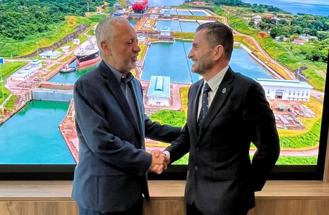 cover ICS chief Kazakos meets Panama president