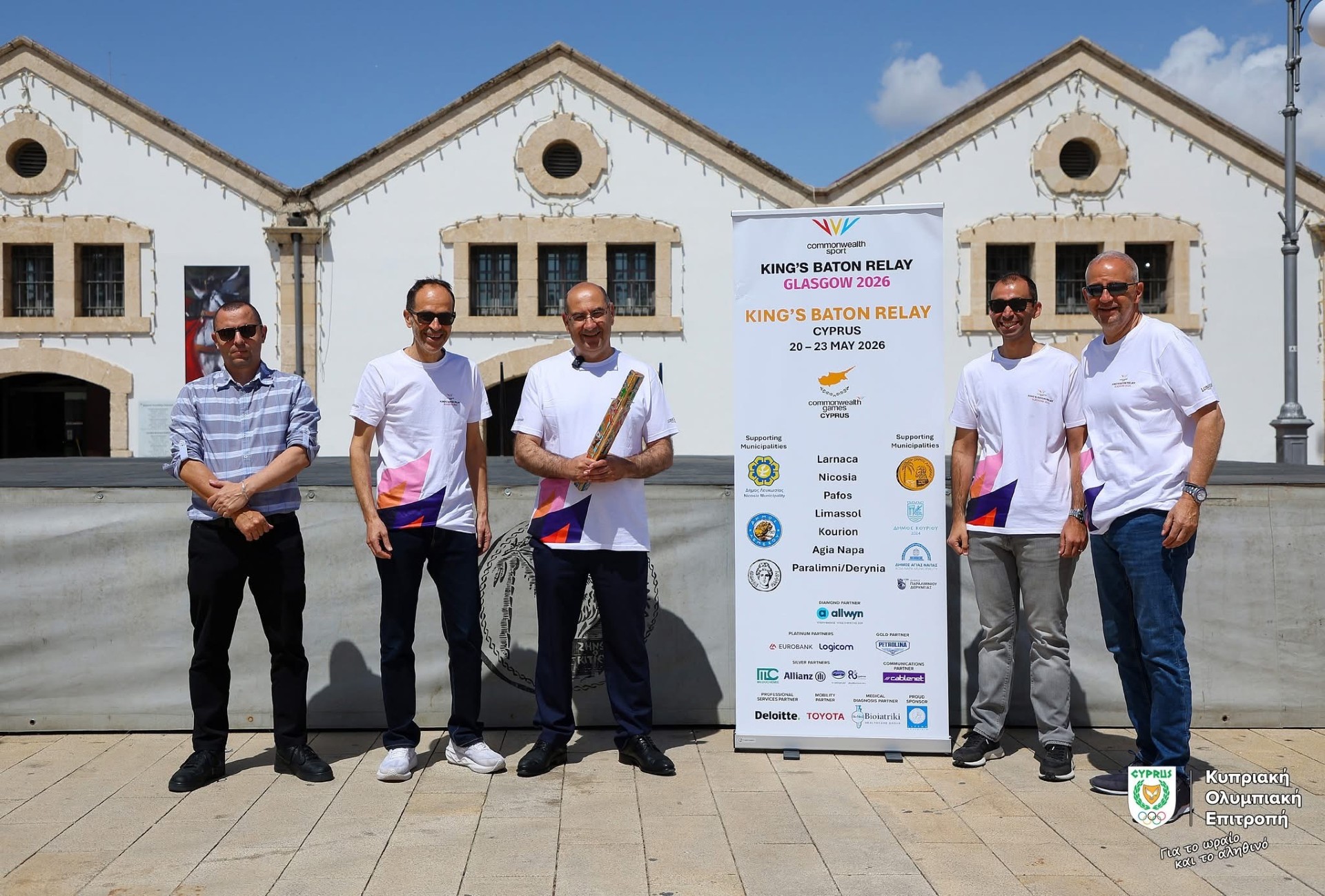 cover Larnaca welcomes King&#8217;s Baton Relay for Glasgow Commonwealth Games