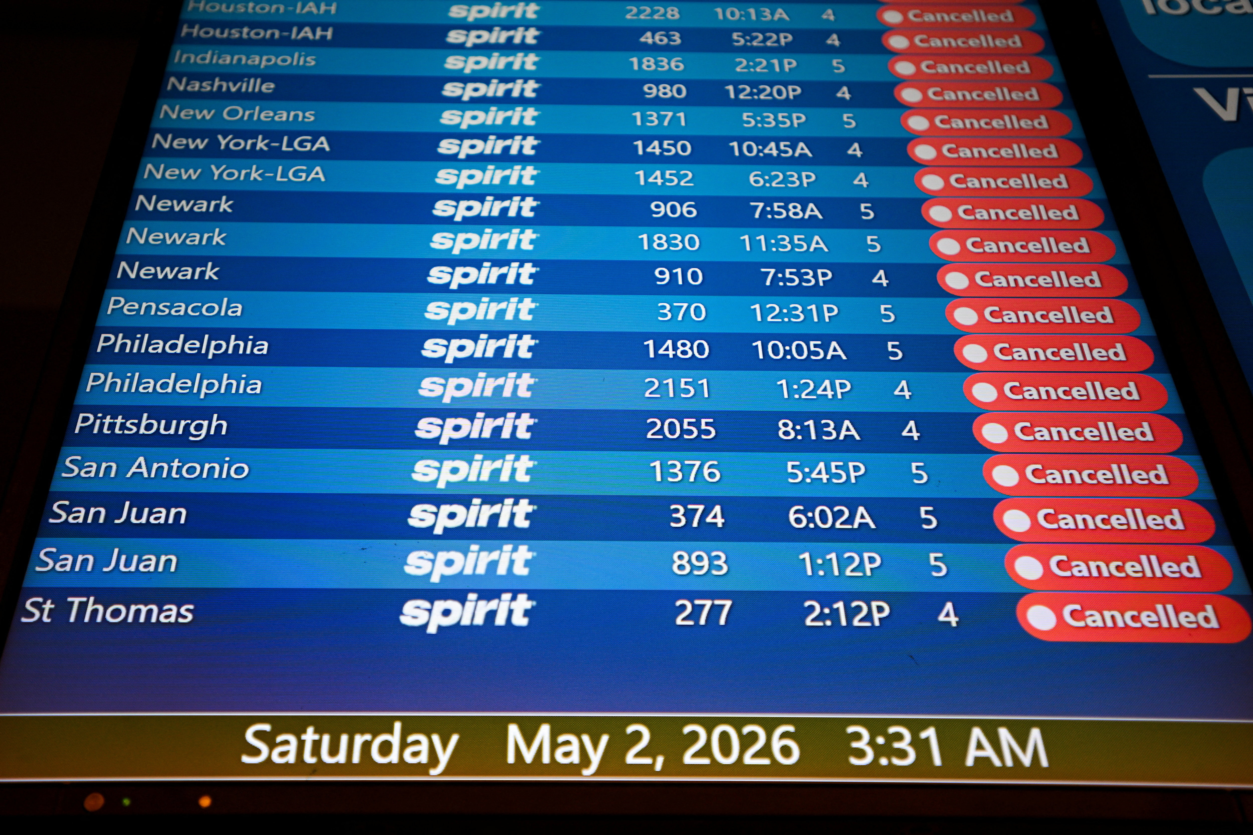 cover Spirit Airlines shuts down, industry&#8217;s first Iran war casualty