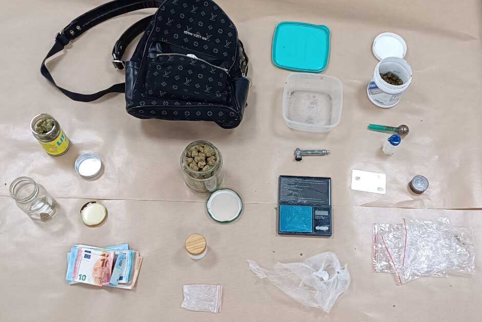cover Two arrests after drugs found