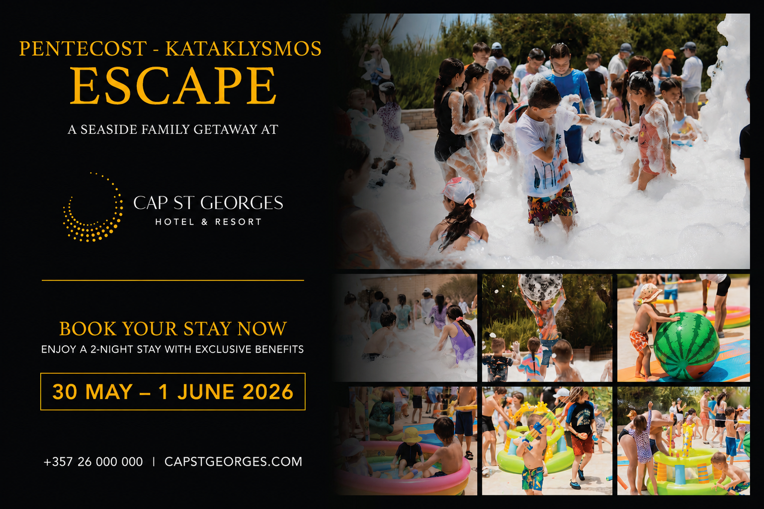 cover The most glamorous Kataklysmos weekend comes to life at Cap St Georges HOTEL &amp; Resort