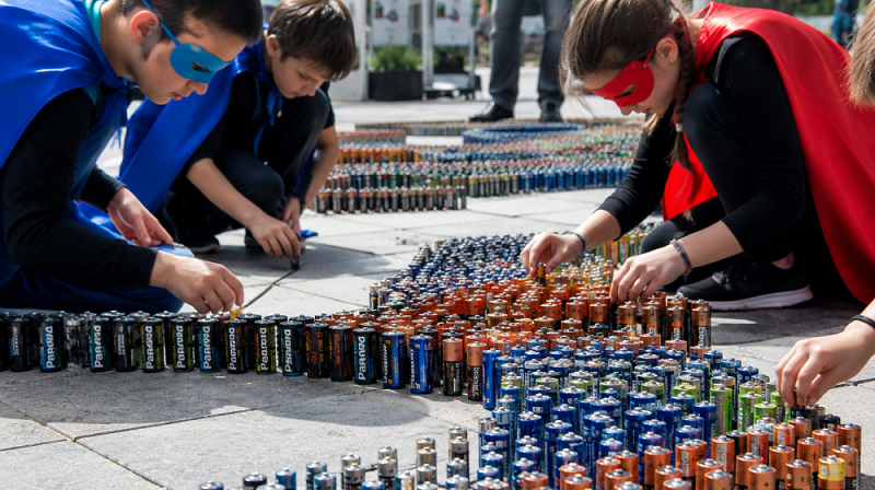 image AFIS Cyprus supports Larnaca school-kids&#8217; bid for Guinness World Record