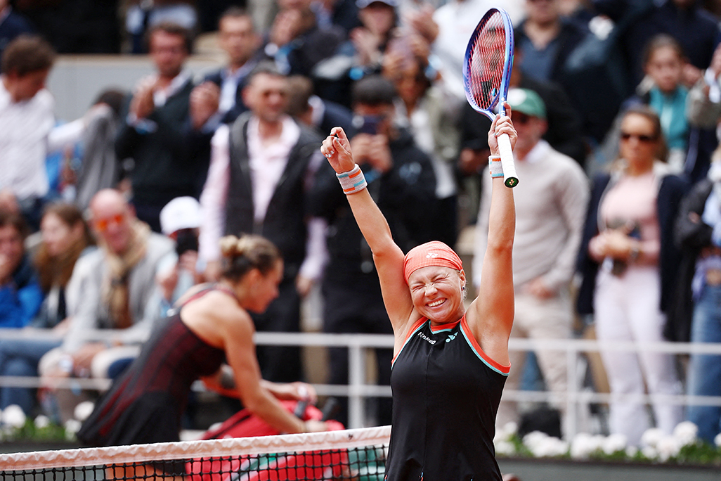 cover World number one Sabalenka knocked out of French Open