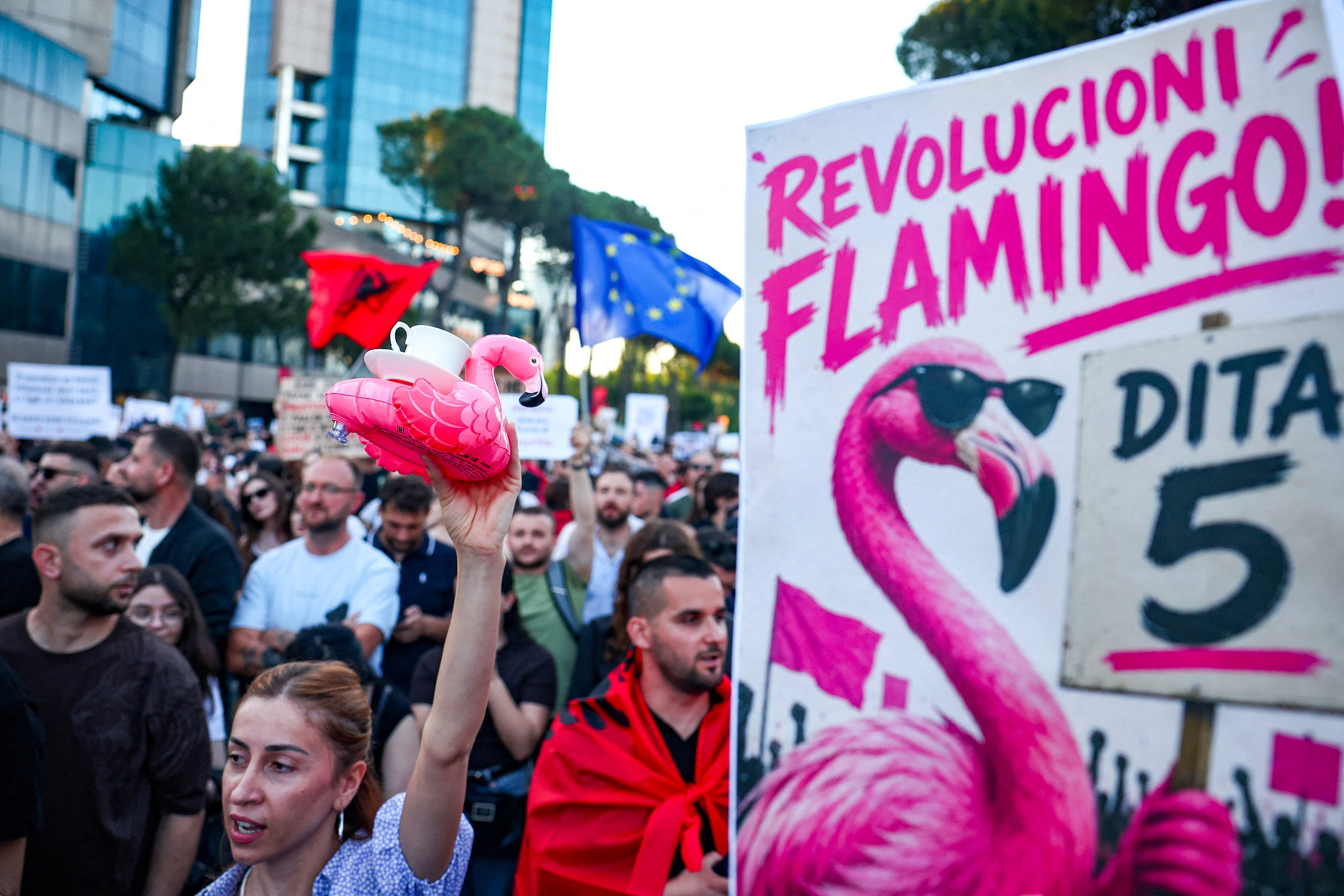 cover Thousands protest Jared Kushner&#8217;s $1.6 billion resort project on Albania&#8217;s protected coast