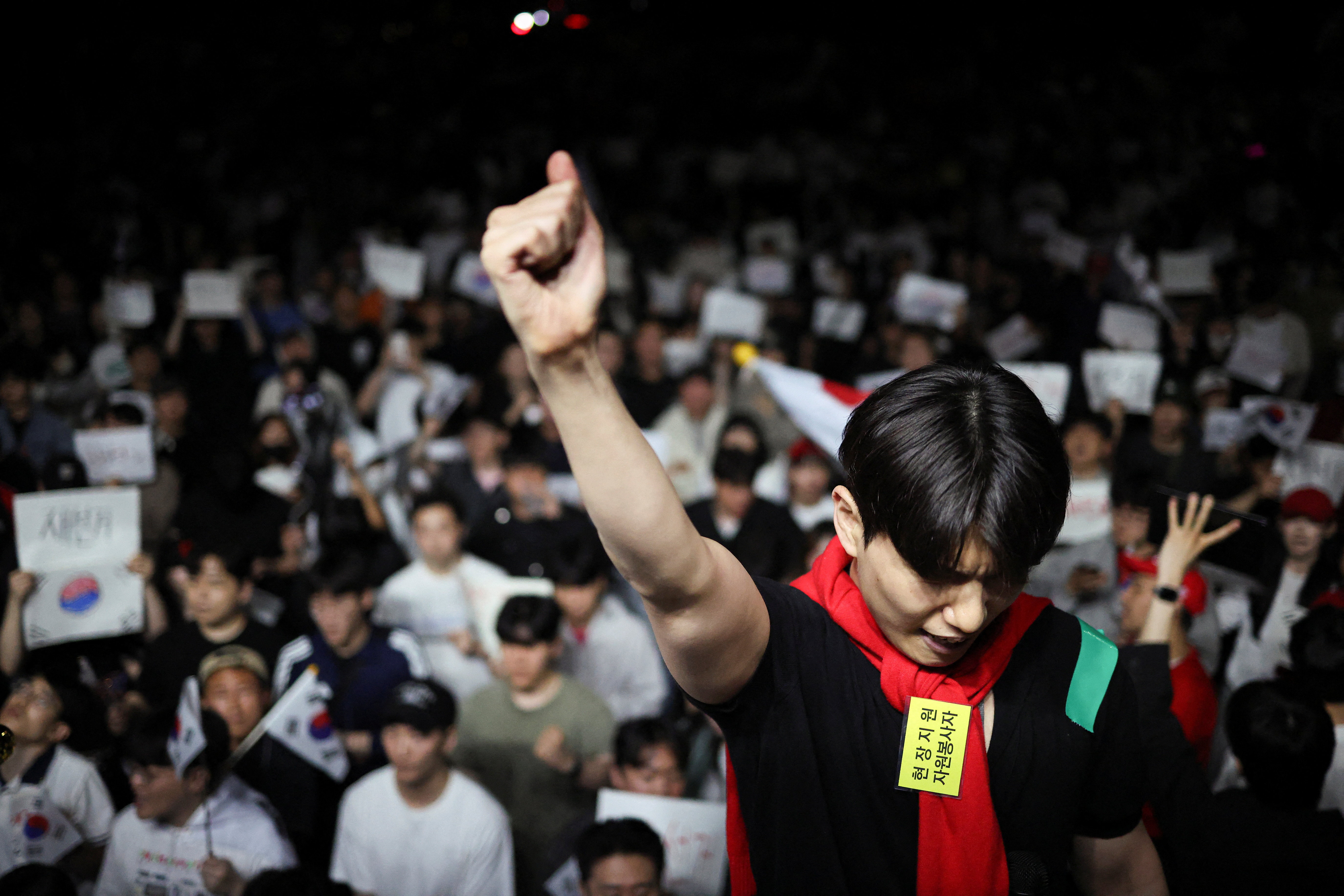 cover Thousands demand South Korea vote re-run after ballot shortage