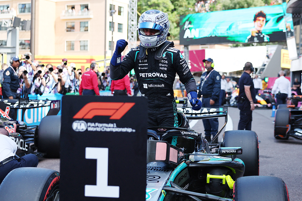 cover Antonelli snatches Monaco pole for Mercedes