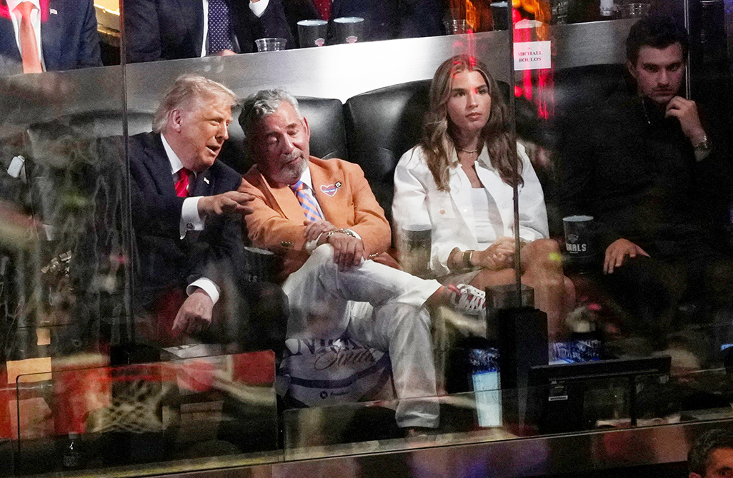 image Trump greeted with boos at NBA Finals in Madison Square Garden