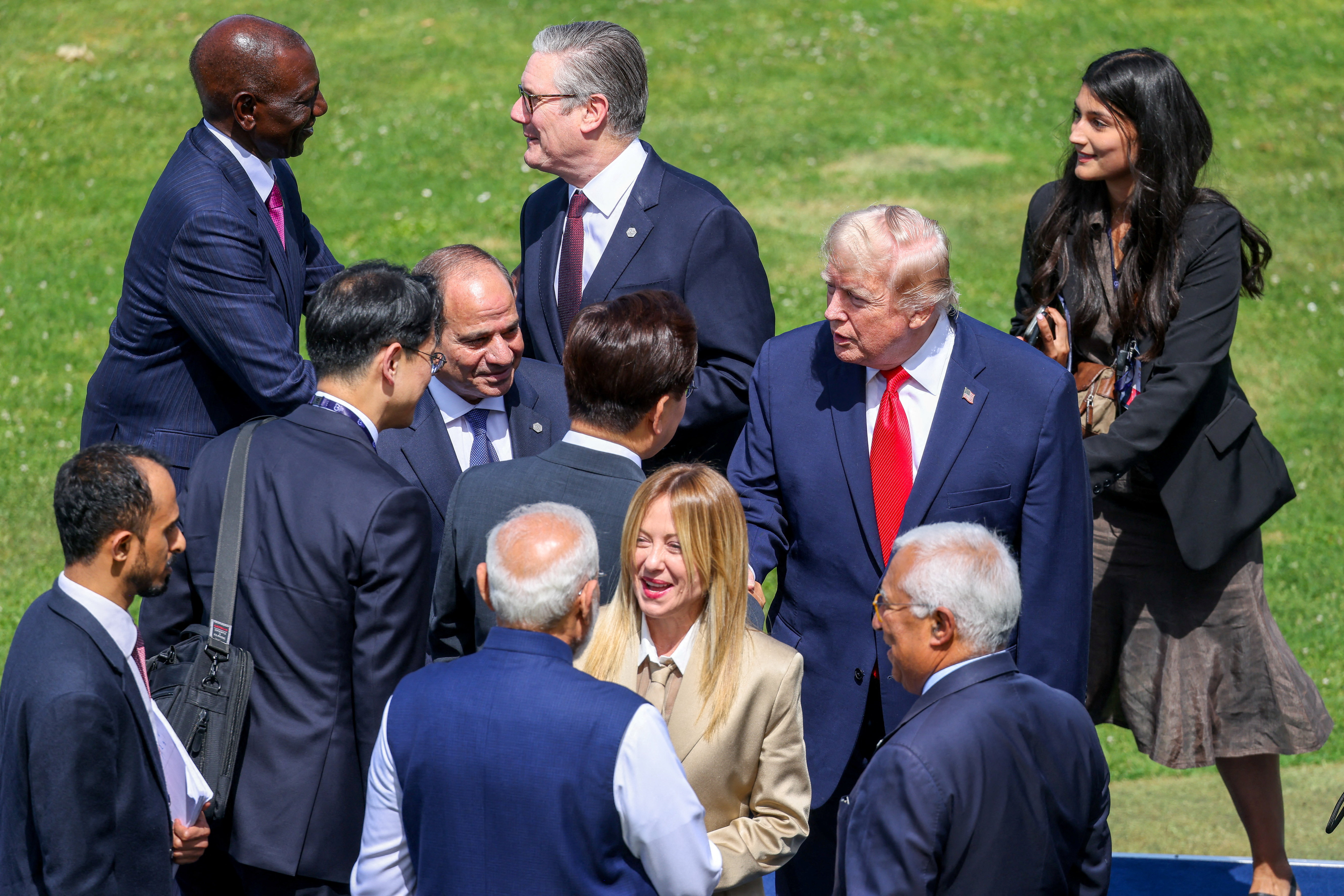 cover G7 leaders express optimism for peace after Trump&#8217;s &#8216;very good&#8217; Zelenskiy meeting