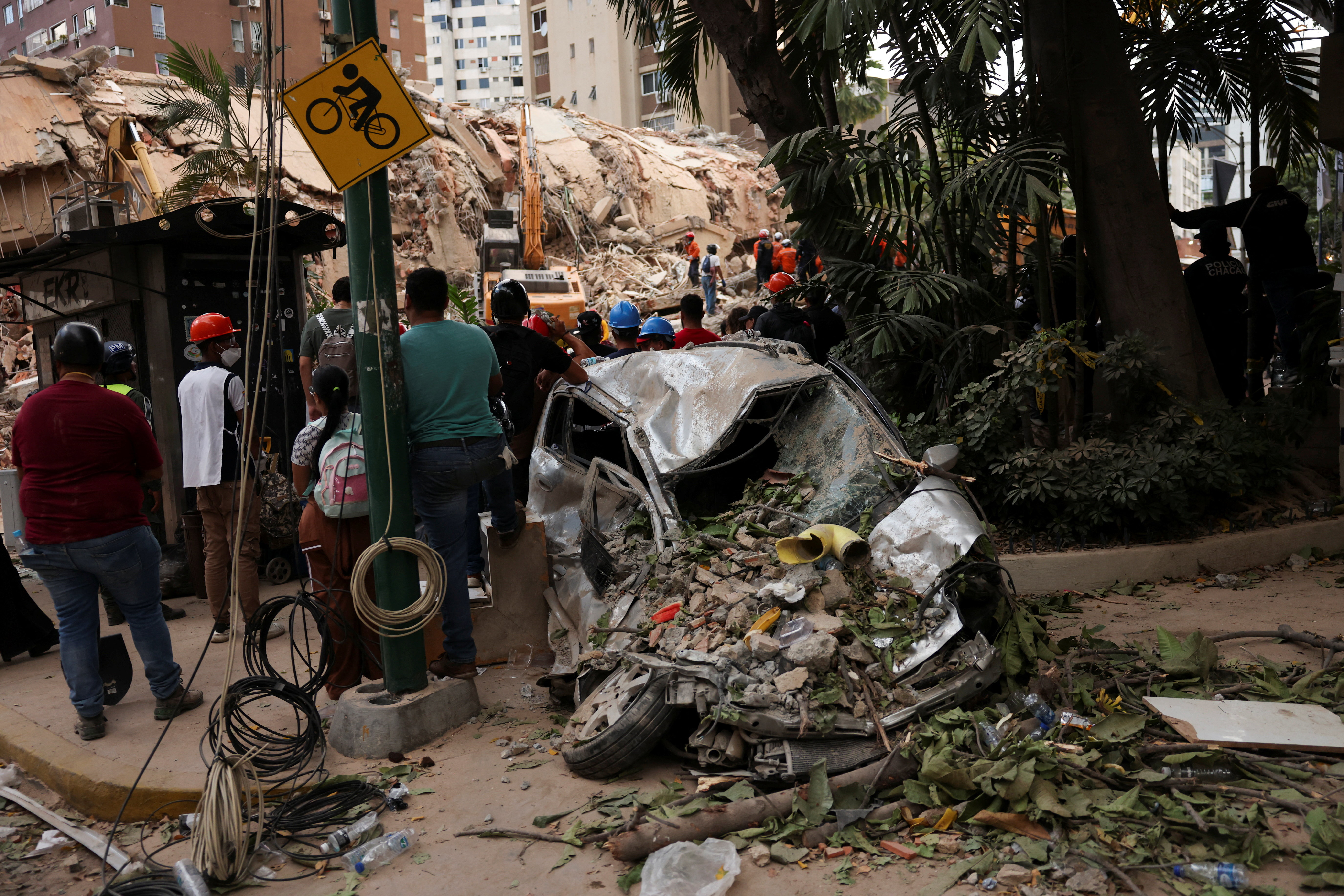 cover Venezuela races to rescue hundreds trapped in rubble after major twin earthquakes