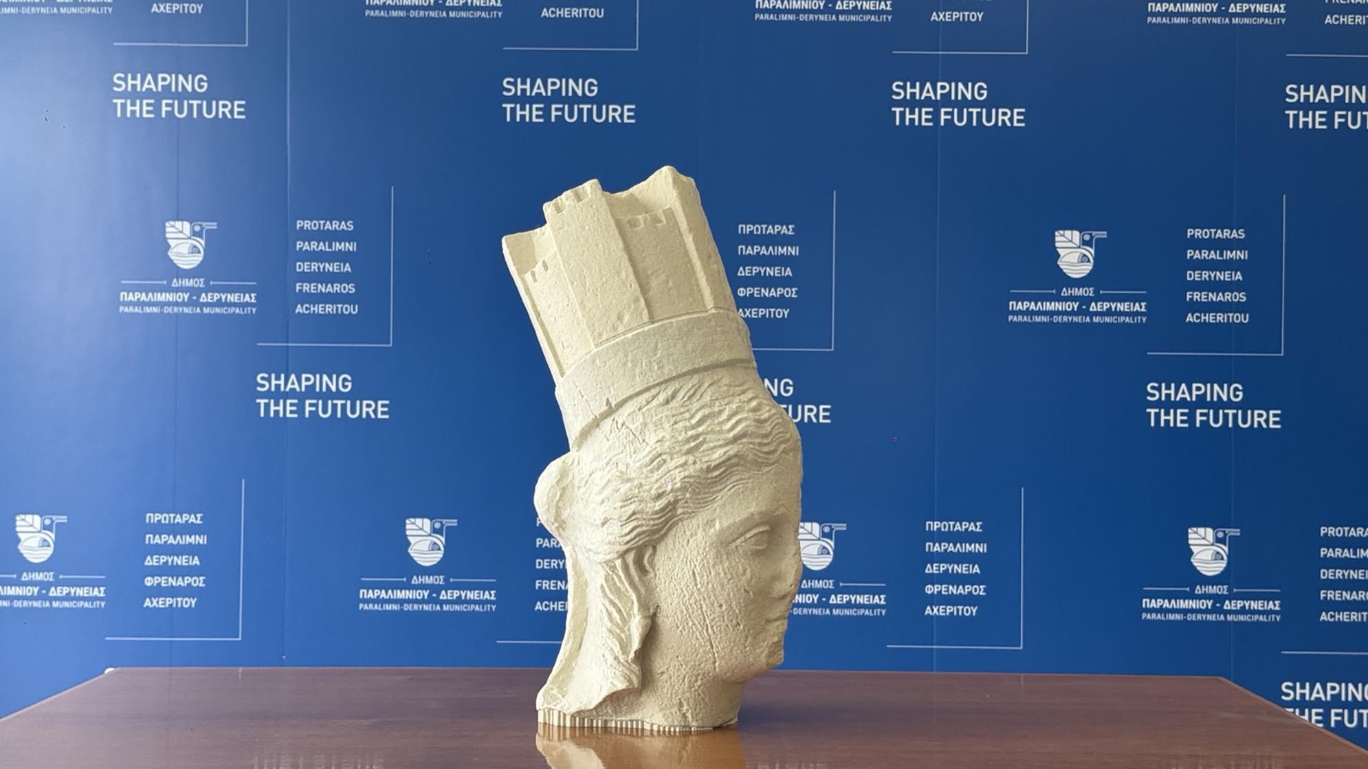 cover German museums bestow replica of ancient Aphrodite head to Cyprus