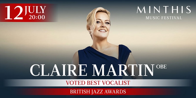 cover Jazz icon Claire Martin to close Minthis Music Festival 2026 on July 12