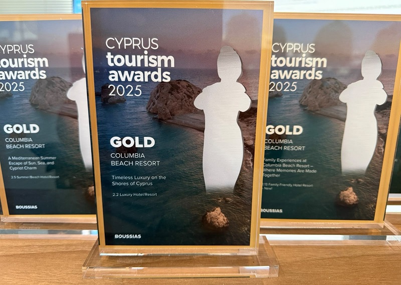 cover Columbia Beach Resort receives five awards at Cyprus Tourism Awards 2025