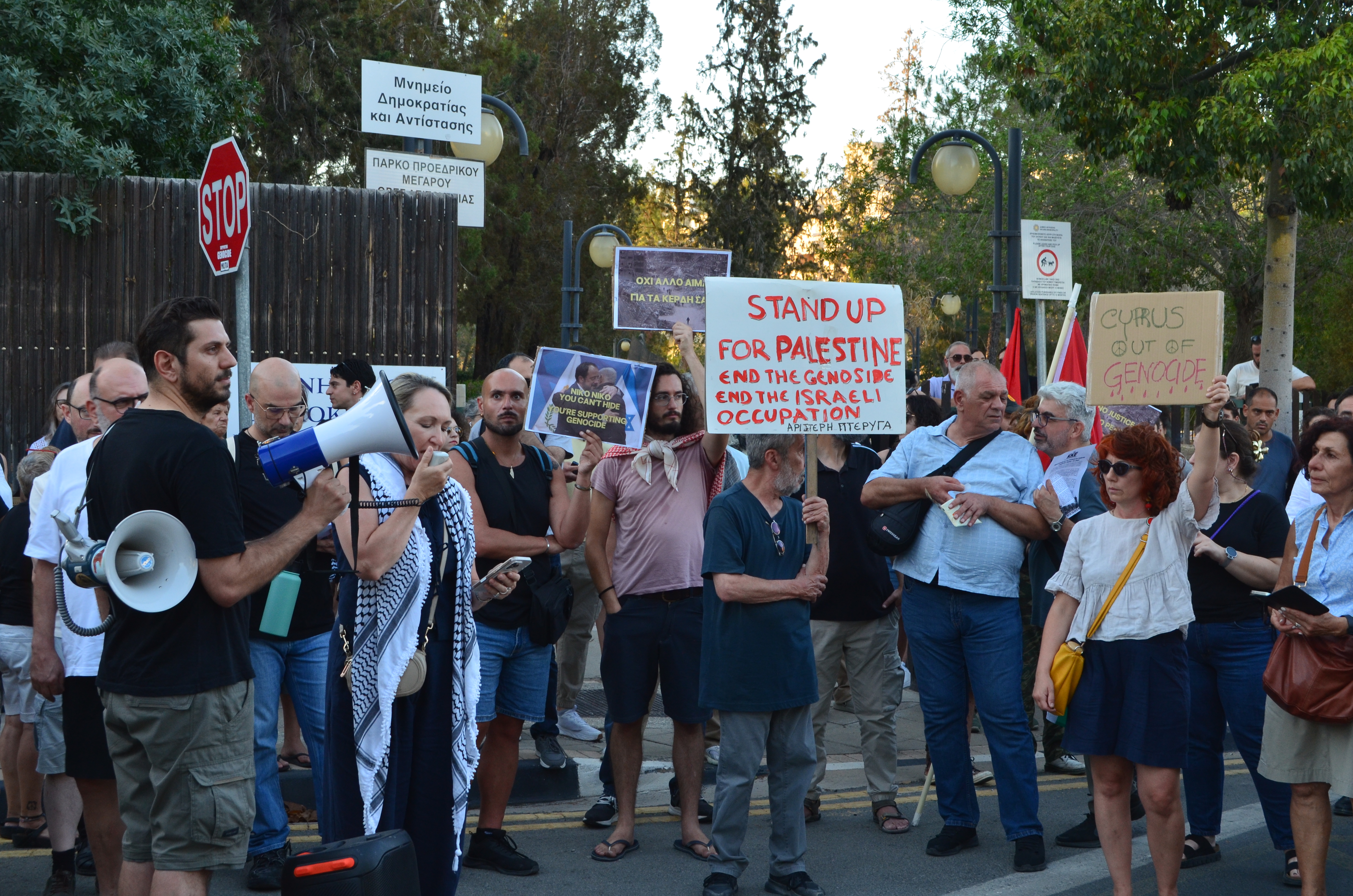cover Protestors lambast planned Board of Peace meeting in Cyprus
