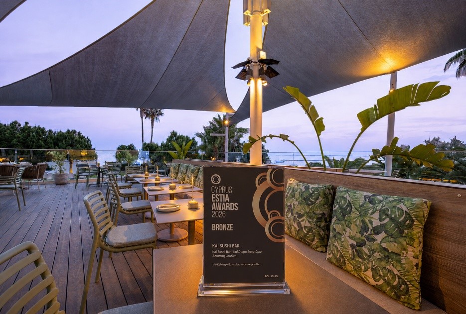 cover Kai Sushi Bar receives first Cyprus Estia Award in &#8216;Best Restaurant, Asian Dining&#8217; category