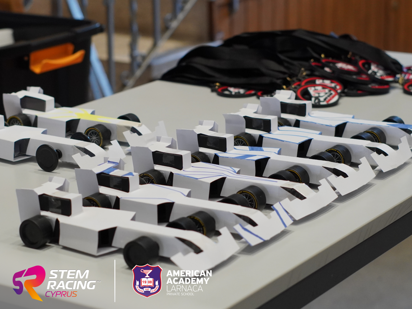 cover American Academy Larnaca STEM racing demonstrations: inspiring primary school students across Cyprus