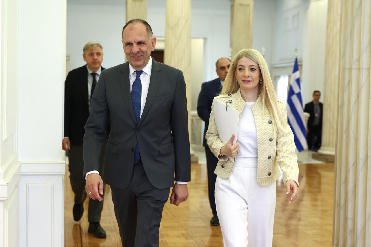cover Annita calls for progress on Cyprus problem after Gerapetritis meeting