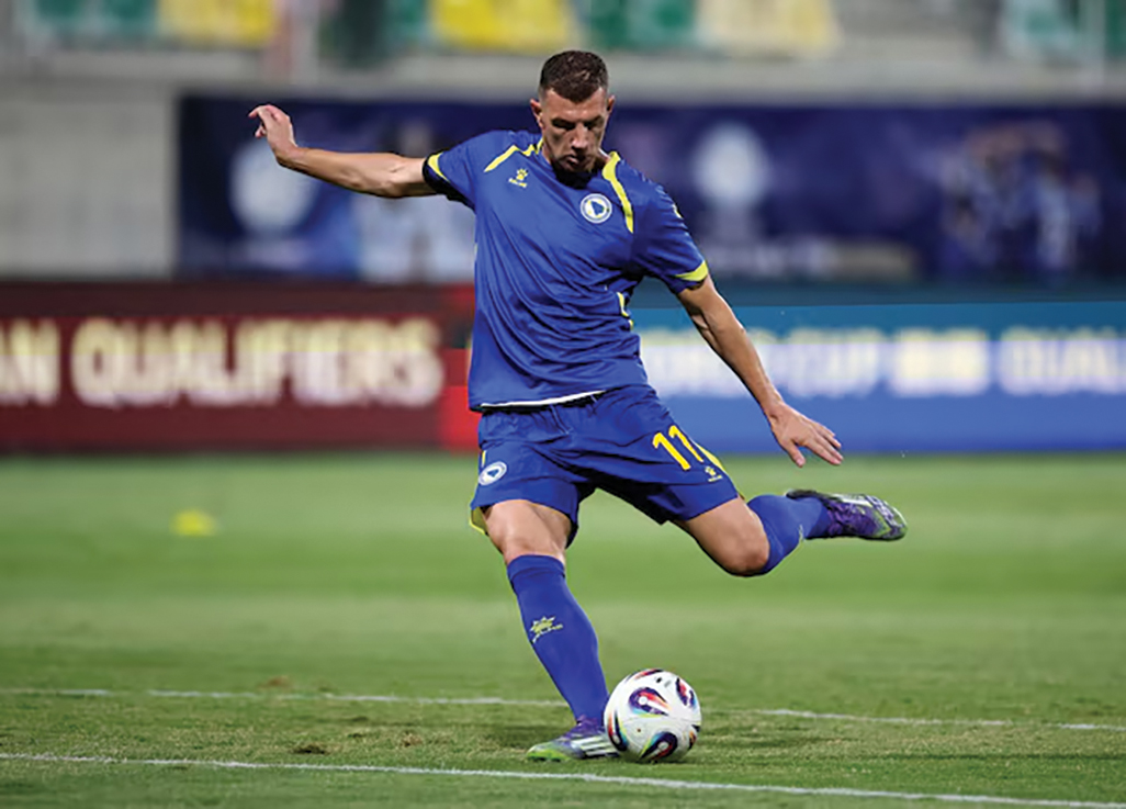 cover Veteran Dzeko the talisman for Bosnia&#8217;s new generation