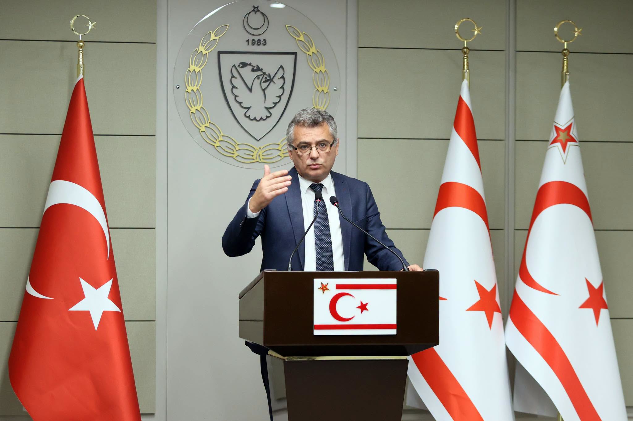 cover Erhurman slams ‘baseless’ claims on Cyprus talks