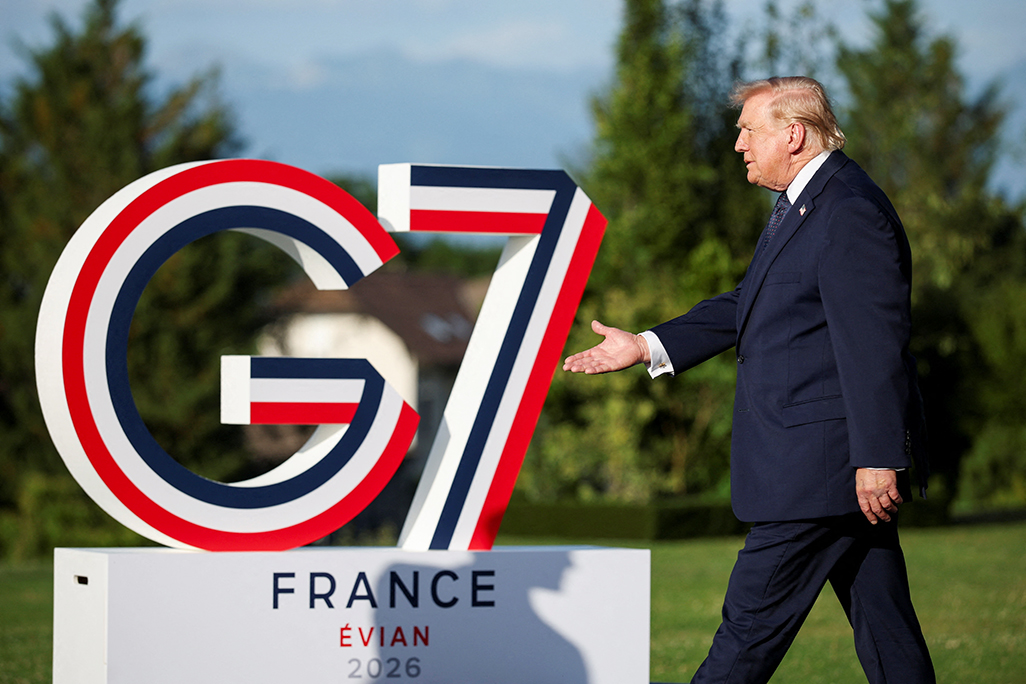 cover &#8216;I&#8217;m the boss&#8217;, Trump says at G7, as he warms to Ukraine&#8217;s war aims