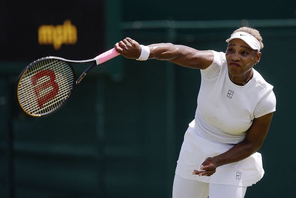 cover Serena return electrifies wide-open Wimbledon