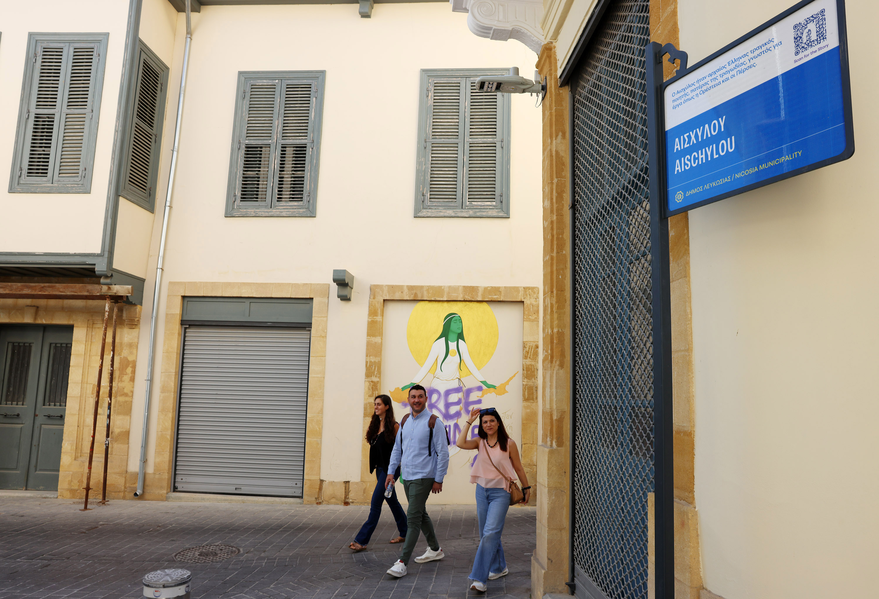 cover New street signs offer insight into Nicosia history