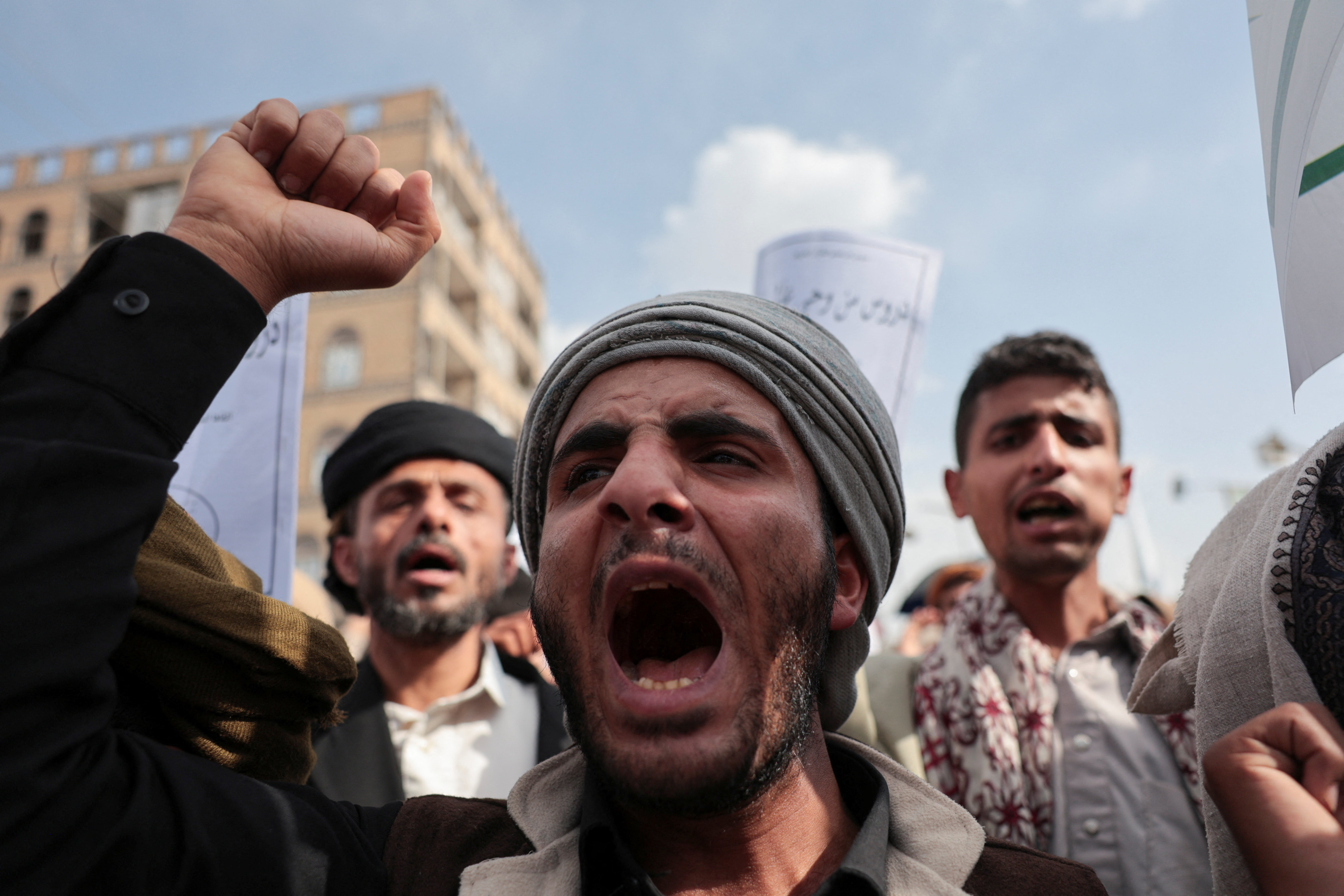 cover Yemen&#8217;s Houthis threaten Saudi targets over Iran flight to Sanaa
