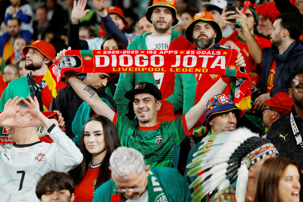 cover Portugal carry Jota&#8217;s memory into World Cup clash on anniversary of his death